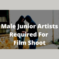 Male junior artists required for film
