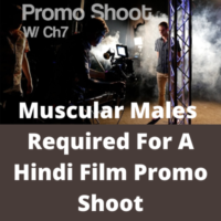 Males for a Hindi film promo shoot