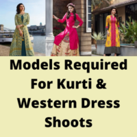 Models required for Kurti & western shoots