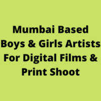 Mumbai artists for digital films & print shoot