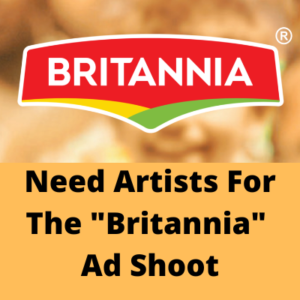 Need artists for the Britannia ad shoot