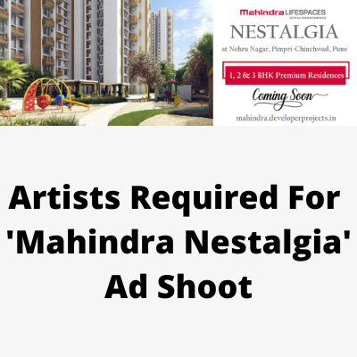 Artists required for 'Mahindra Nestalgia' ad shoot