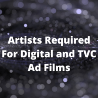 Artists required for digital and TVC ad films