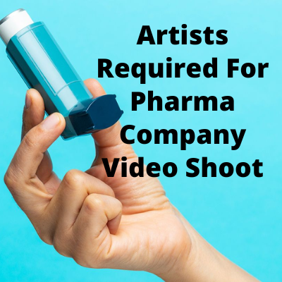 Artists required for pharma company video shoot