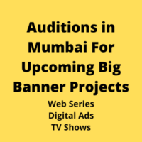 Auditions for upcoming big banner projects