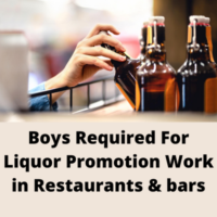 Boys required for liquor promotion work