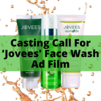 Casting call for 'Jovees' brand ad film from BSH Casting Agency