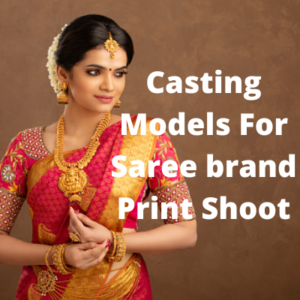 Casting models for Saree brand print shoot from Parshv Mediaa