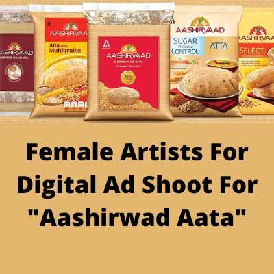 Digital ad shoot for Aashirwad Aata