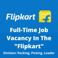 Full-time job vacancy in the Flipkart