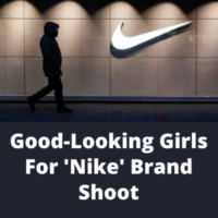Good-looking girls for 'Nike' brand shoot
