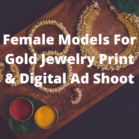 Models for gold jewelry print & digital ad shoot