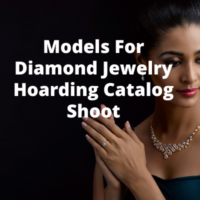 Models for jewelry hoarding catalog shoot