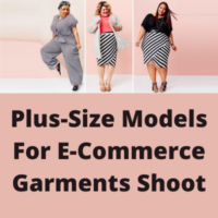 Plus-size models for e-commerce garments shoot
