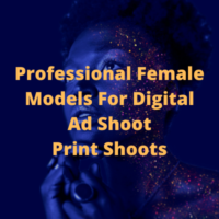 Professional female models for digital ad shoot