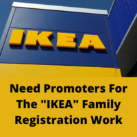 Promoters for the IKEA family registration work