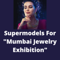 Supermodels for Mumbai Jewelry Exhibition