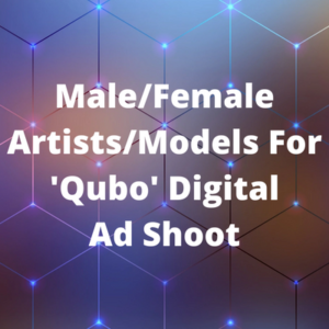 Artists for 'Qubo' digital ad shoot