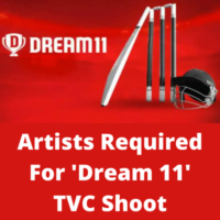Artists required for 'Dream 11' TVC