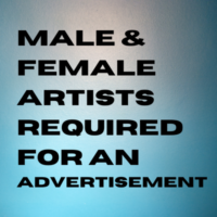 Artists required for an advertisement 