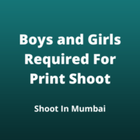 Boys and girls required for print shoot