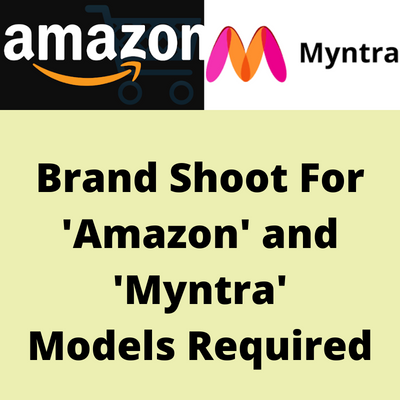 Brand shoot for 'Amazon' and 'Myntra'