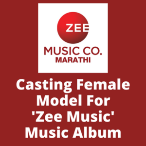 Casting model for 'Zee Music' music album