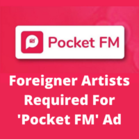 Foreigner artists for 'Pocket FM' ad shoot