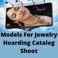 Models for jewelry hoarding catalog shoot