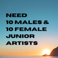 Need 10 male and 10 female junior artists