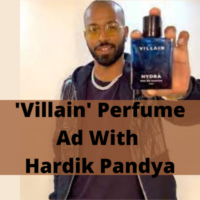 'Villain' perfume ad with Hardik Pandya