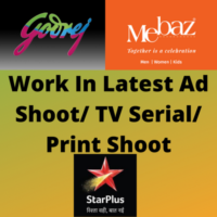 Work in latest ad shoot serial print shoot