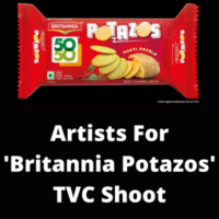 Artists for 'Britannia Potazos' TVC shoot