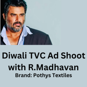 Diwali TVC ad shoot with R.Madhavan