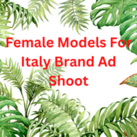 Female models for an Italy brand ad shoot