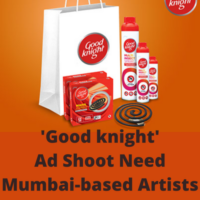 'Good knight' ad shoot Mumbai-based artists