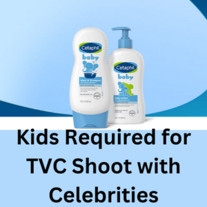 Kids required for TVC shoot with celebrities