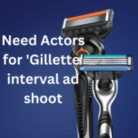 Need actors for 'Gillette' interval ad shoot