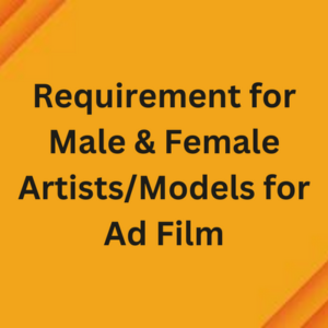 Require artistsmodels for the ad film