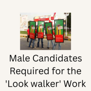 Requirement for the 'Look walker' work
