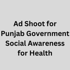 Actors for 'Punjab government' ad shoot