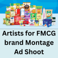 Artists for FMCG brand montage ad shoot
