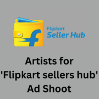 Artists for 'Flipkart sellers hub' ad shoot
