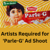 Artists required for 'Parle-G' ad shoot