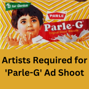 Artists required for 'Parle-G' ad shoot
