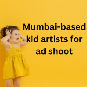 Mumbai-based kid artists for ad shoot