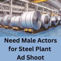 Need male actors for steel plant ad shoot