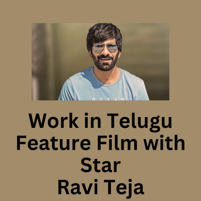 Telugu feature film with star Ravi Teja - need male & female artists
