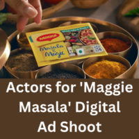Actors for 'Maggie masala' digital ad shoot