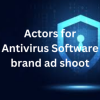 Actors for antivirus software brand ad shoot